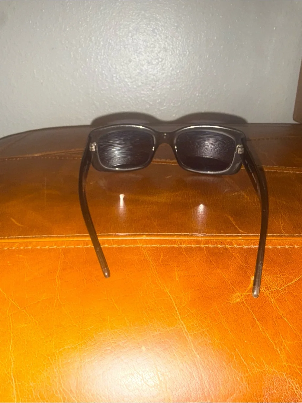 Gucci Brown Rectangular Sunglasses